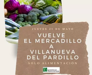 Reapertura del mercadillo de Villanueva del Pardillo