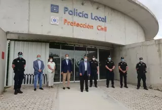 El alcalde de Villanueva de la Cañada felicita a la Policía Local en el día de su patrón