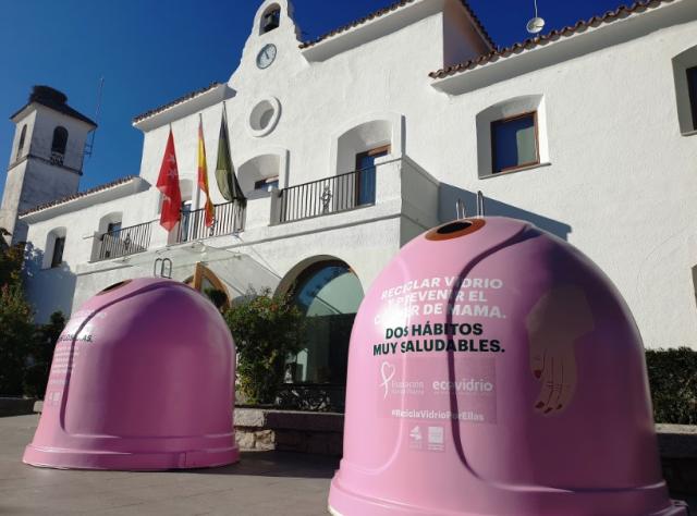 El Ayuntamiento de Villanueva de la Cañada se suma a la campaña “Recicla Vidrio por ellas” 
