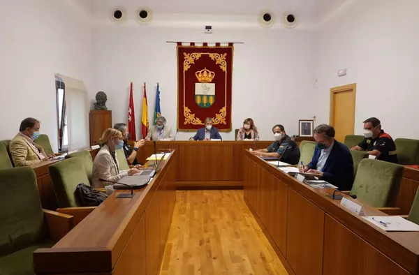 Reunión de la Junta Local de Seguridad en Villanueva de la Cañada