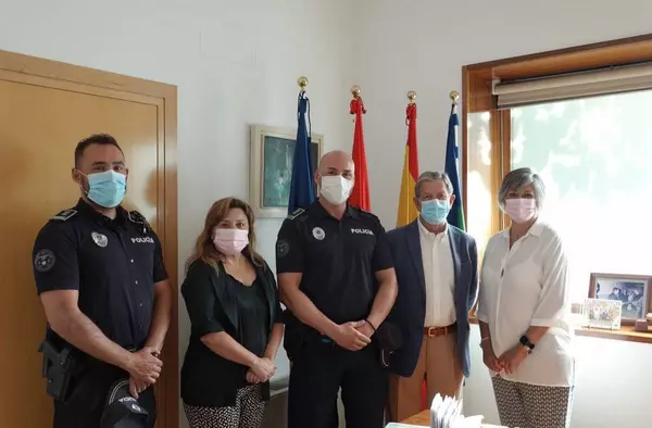 Toma de posesión de un nuevo oficial de Policía Local en Villanueva de la Cañada