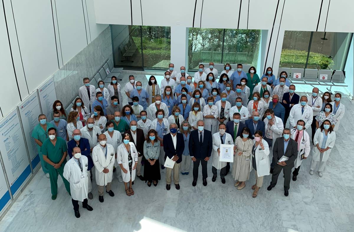 El Hospital Puerta de Hierro, primer centro público español en obtener el Sello de calidad EFQM 600