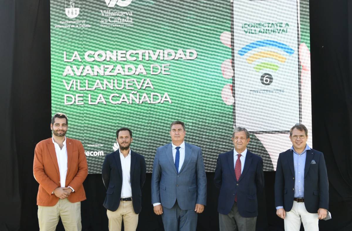 Villanueva de la Cañada presenta su red wifi de última generación