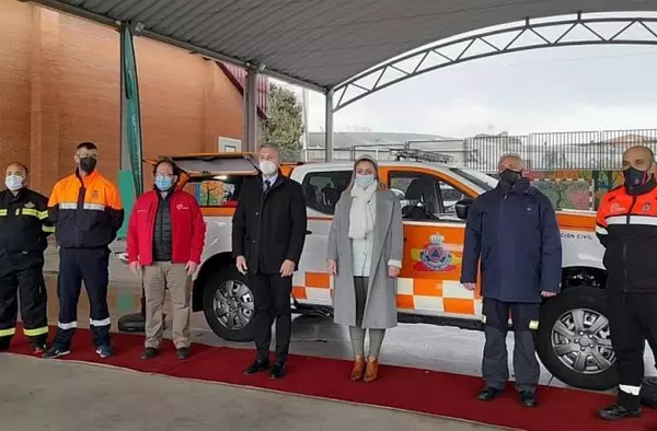 Protección Civil de Villanueva del Pardillo incorpora un nuevo vehículo para extinción de incendios y salvamento