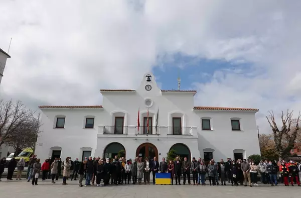 Villanueva de la Cañada se suma a los actos de solidaridad con Ucrania