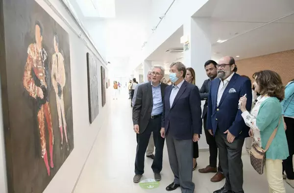 El pintor villanovense Javier Montesol presenta su exposición 'Alegría de vivir' en Villanueva de la Cañada
