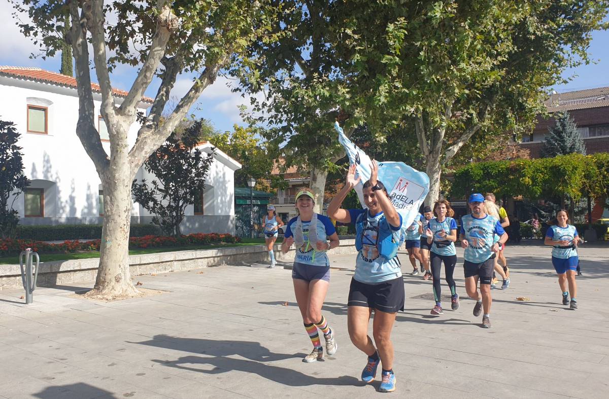 Los “corredores solidarios” llegan a Villanueva de la Cañada