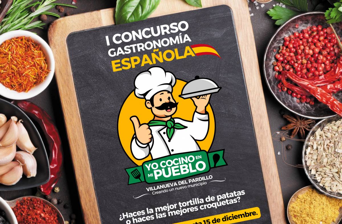 Villanueva del Pardillo convoca el I Concurso de gastronomía española “Yo cocino en mi pueblo”