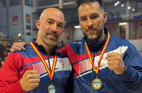 Los karatekas de Villanueva del Pardillo, José Mateos y Omar Martin, campeones en la Liga Nacional de Kárate