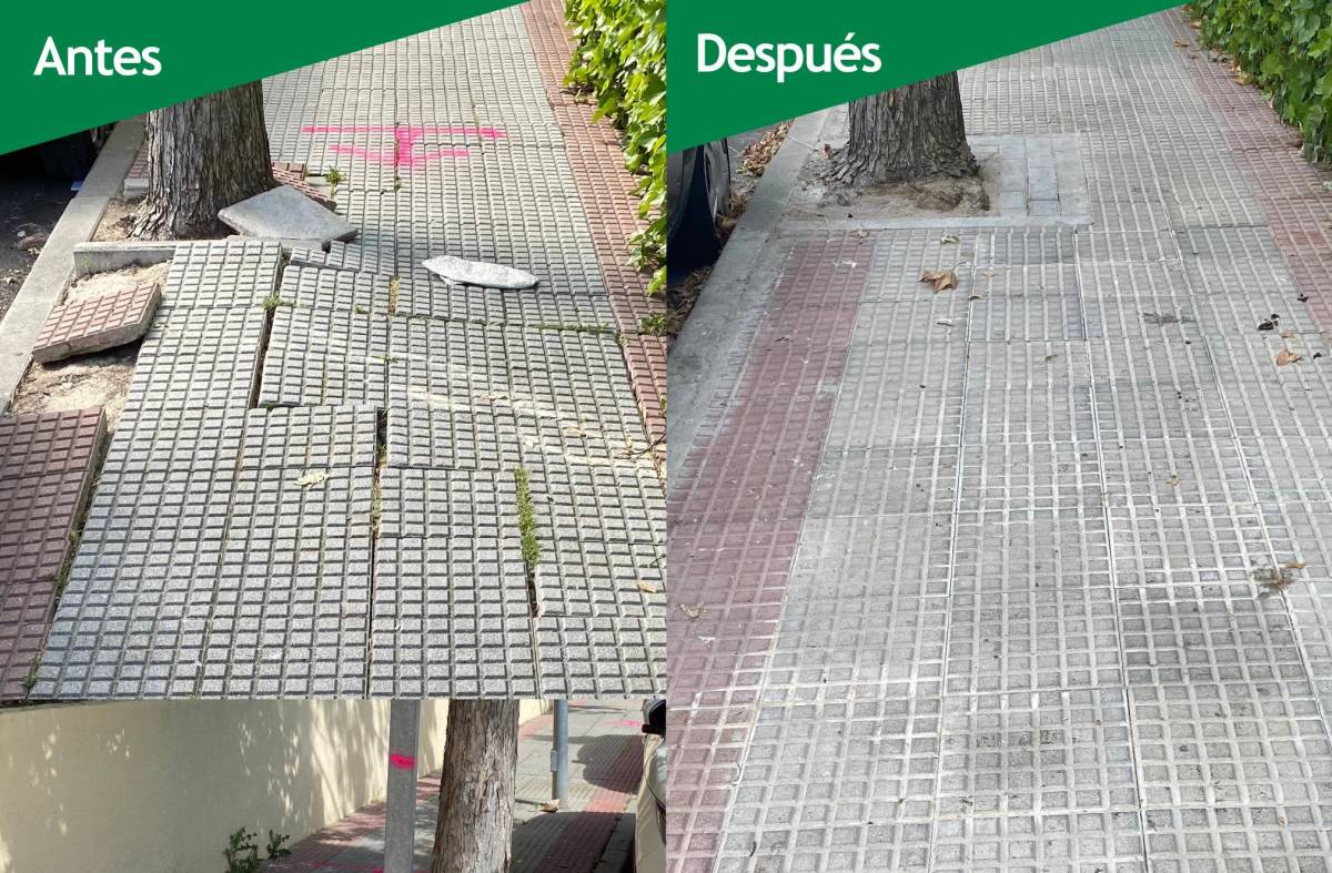 Continúan los trabajos de mantenimiento viario público en Villanueva del Pardillo