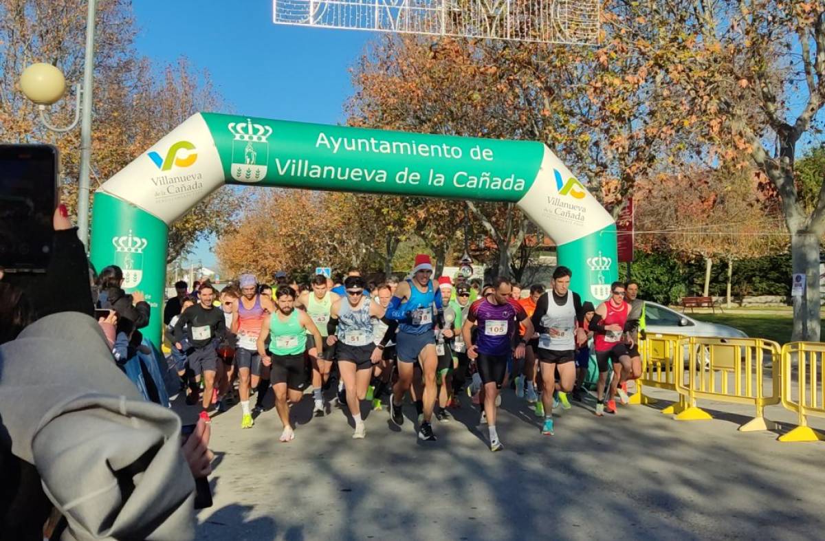 Villanueva de la Cañada celebra la XI Carrera de Navidad: 250 participantes y solidaridad para el Banco de Alimentos