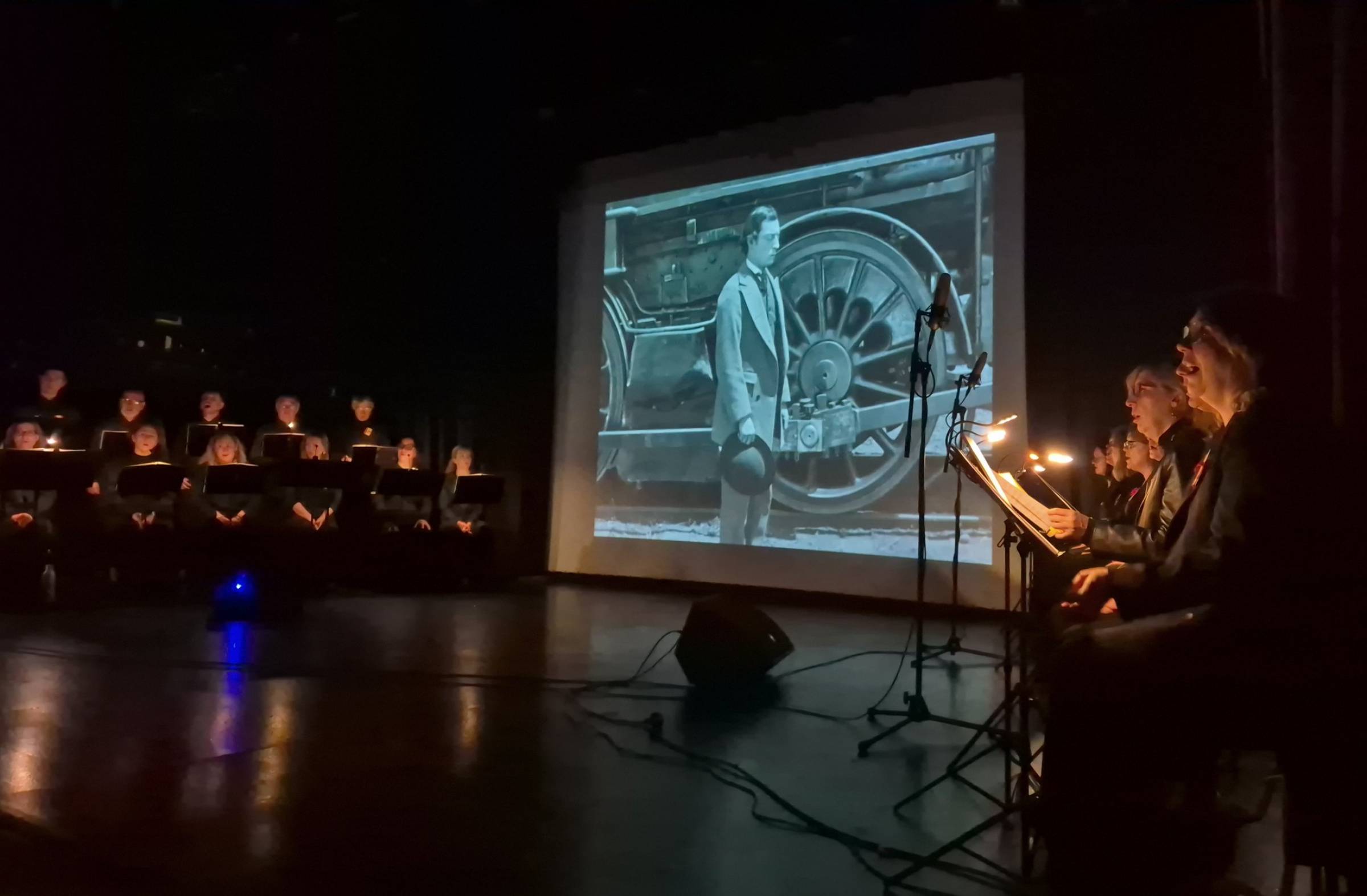 Proyección de cine mudo con música en directo en Villanueva de la Cañada