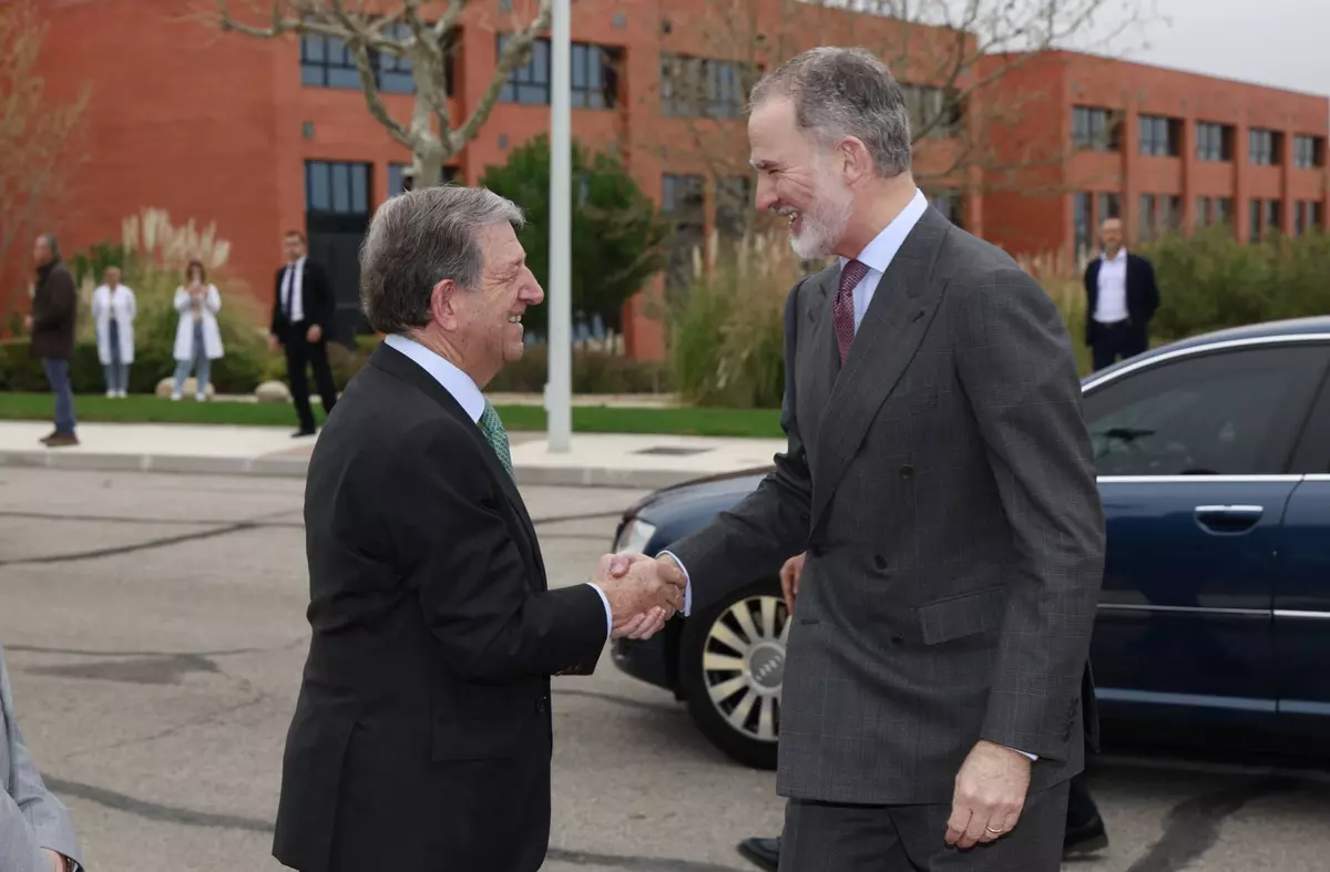 Villanueva de la Cañada recibe la visita del rey Felipe VI
