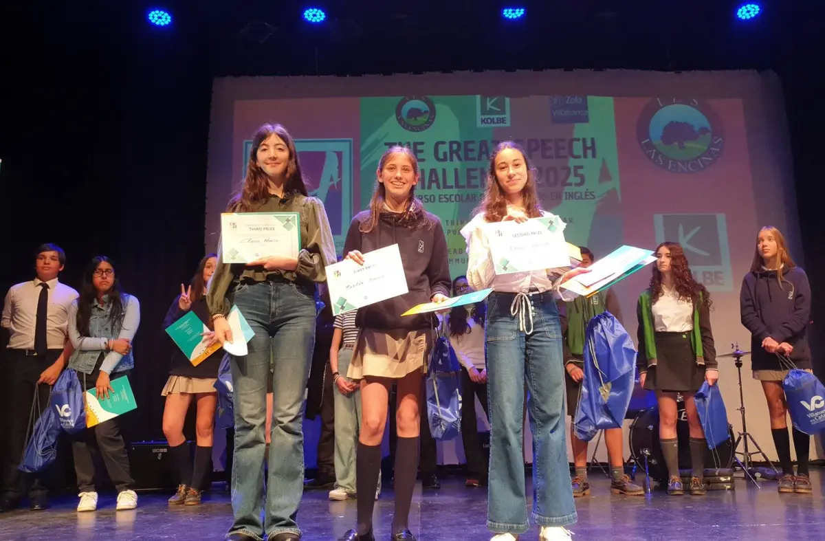 El colegio Zola Villafranca, ganador del concurso 'The Great Speech Challenge'