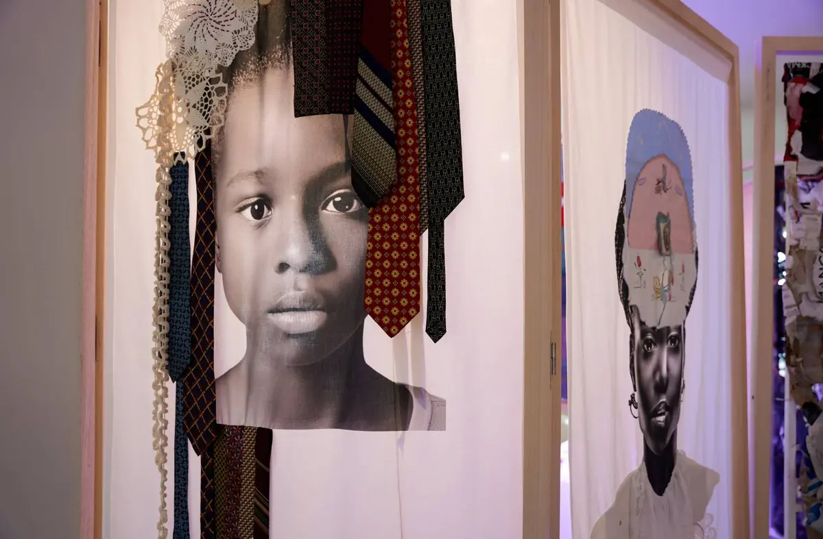 Reciclaje y collage protagonizan una de las nuevas exposiciones de Villanueva de la Cañada