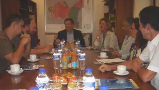 Primer desayuno del alcalde con los vecinos esta legislatura.