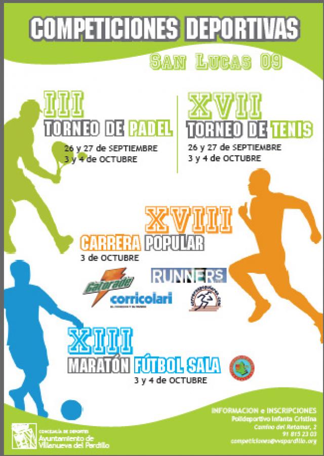 Sábado, 3 de octubre: Carrera Popular San Lucas 2009