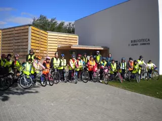 Los escolares de Villanueva de la Cañada visitan la biblioteca municipal