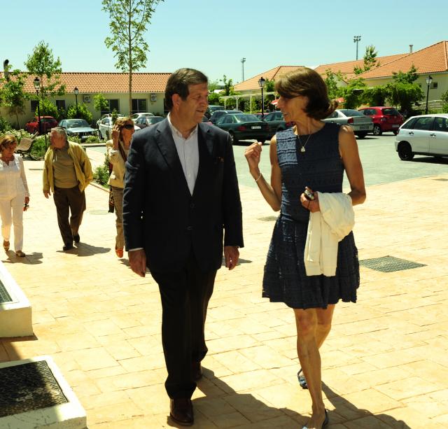 EL Alcalde visita las nuevas instalaciones de la Fundación Jardines de España