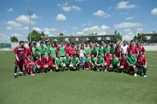 Más de dos mil euros recaudados en el partido de fútbol benéfico en Villanueva de la Cañada