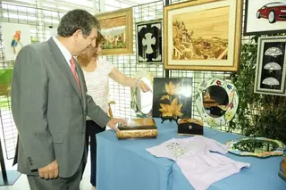 Exposición de pintura y artesanía en el C.C. El Molino