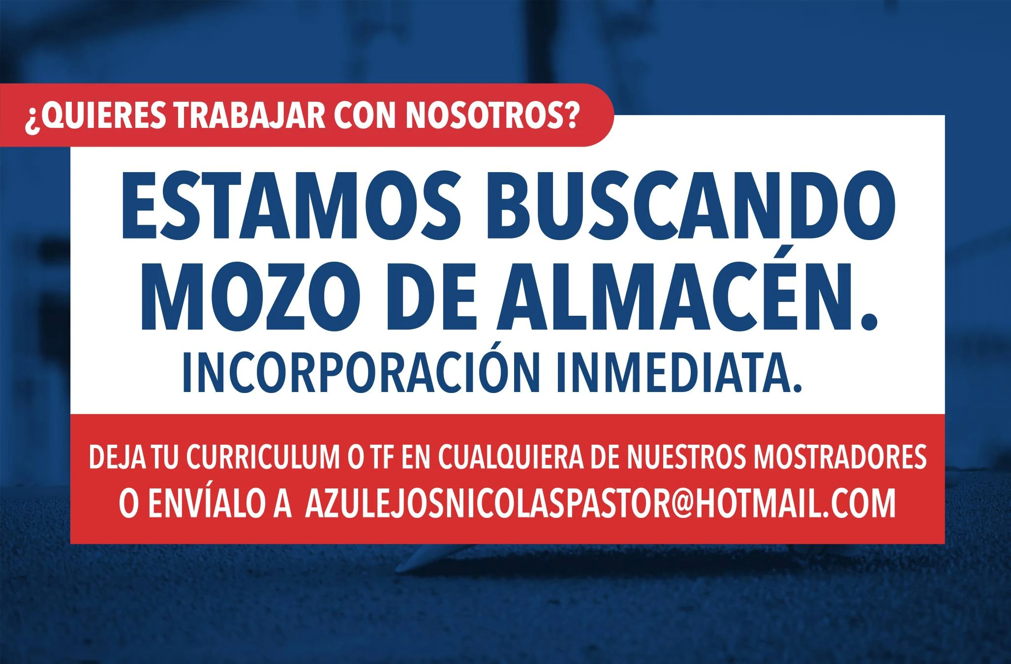 SE BUSCA FRUTERO/A